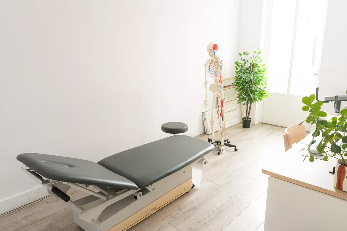 Box individuel de soins du cabinet Physio Sète