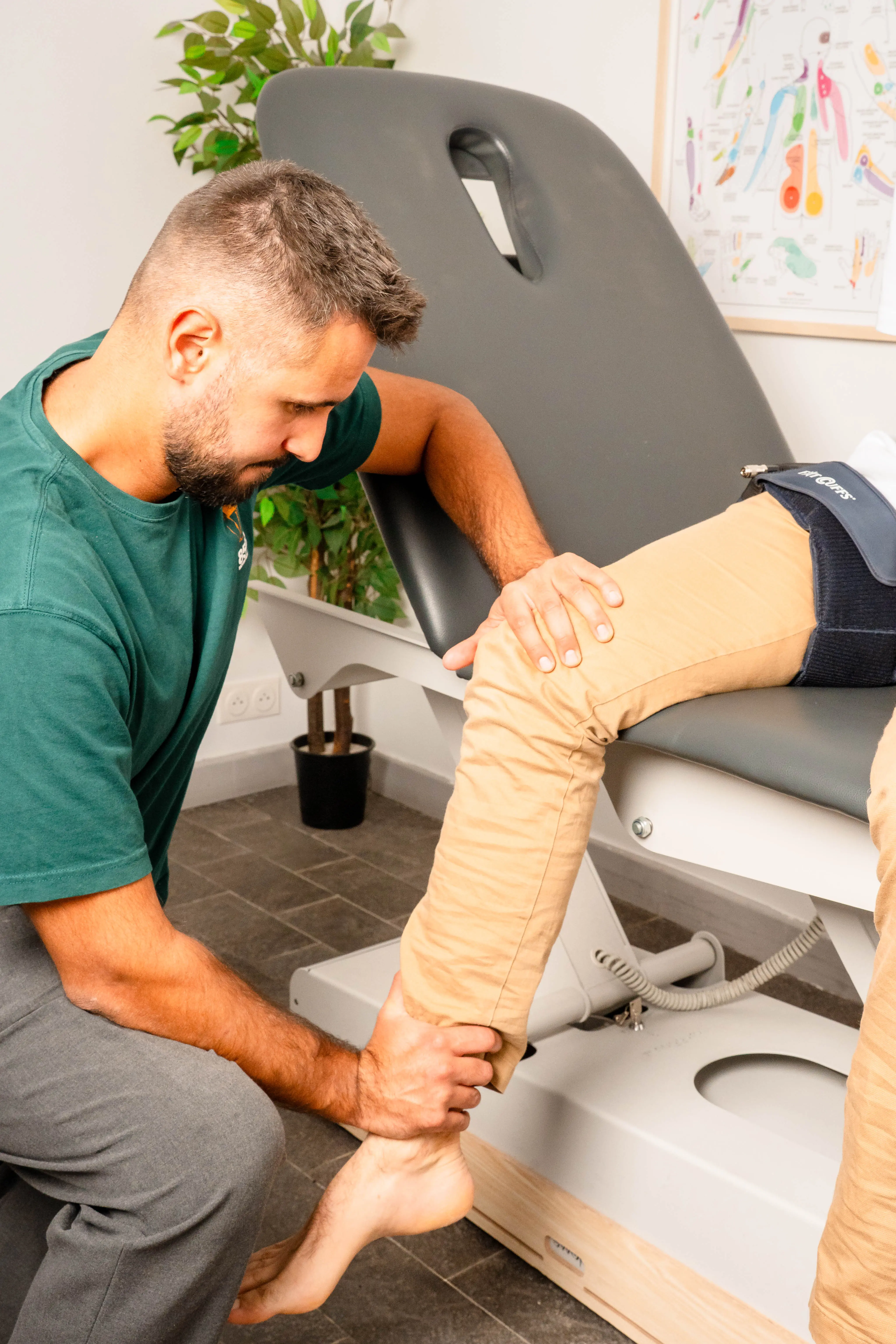 Kinésithérapie genou Sète — rééducation post-opératoire prothèse LCA